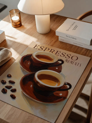Espresso Tassen malerisch
