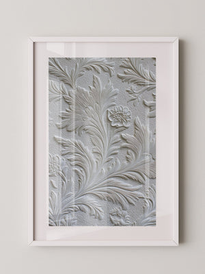 Barock Floral Reliefstruktur