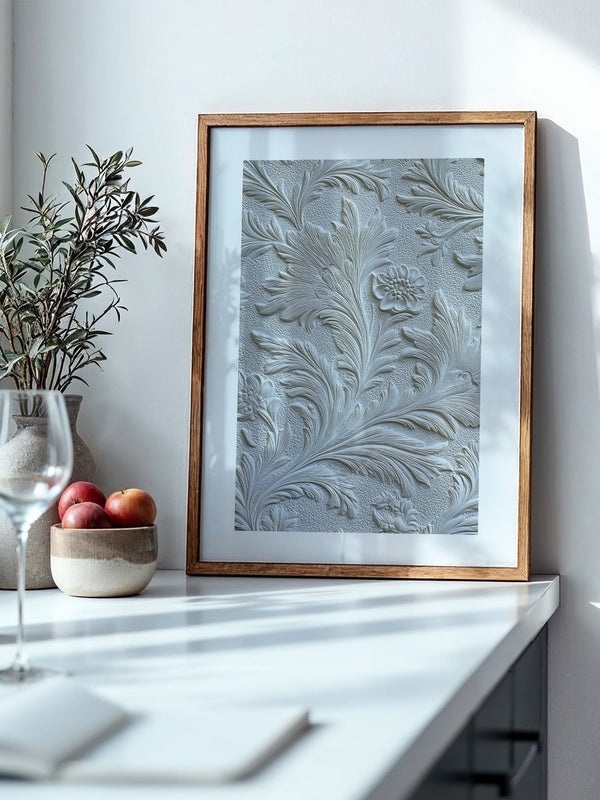 Barock Floral Reliefstruktur