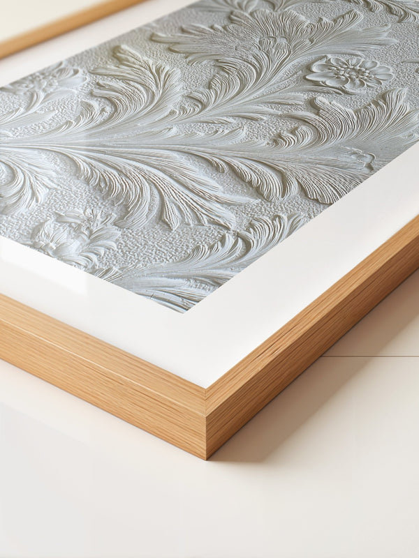 Barock Floral Reliefstruktur