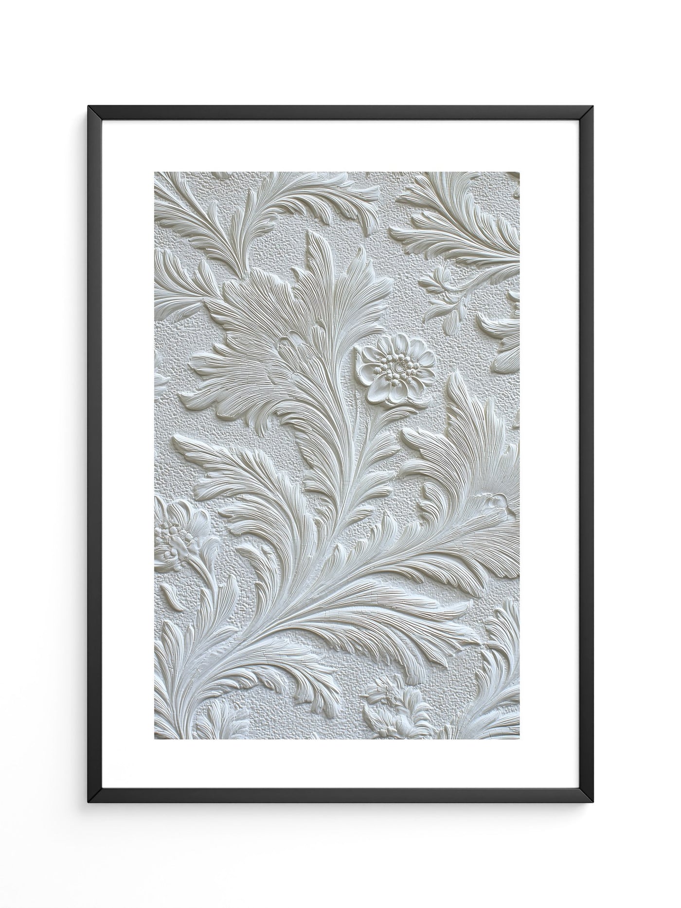Barock Floral Reliefstruktur