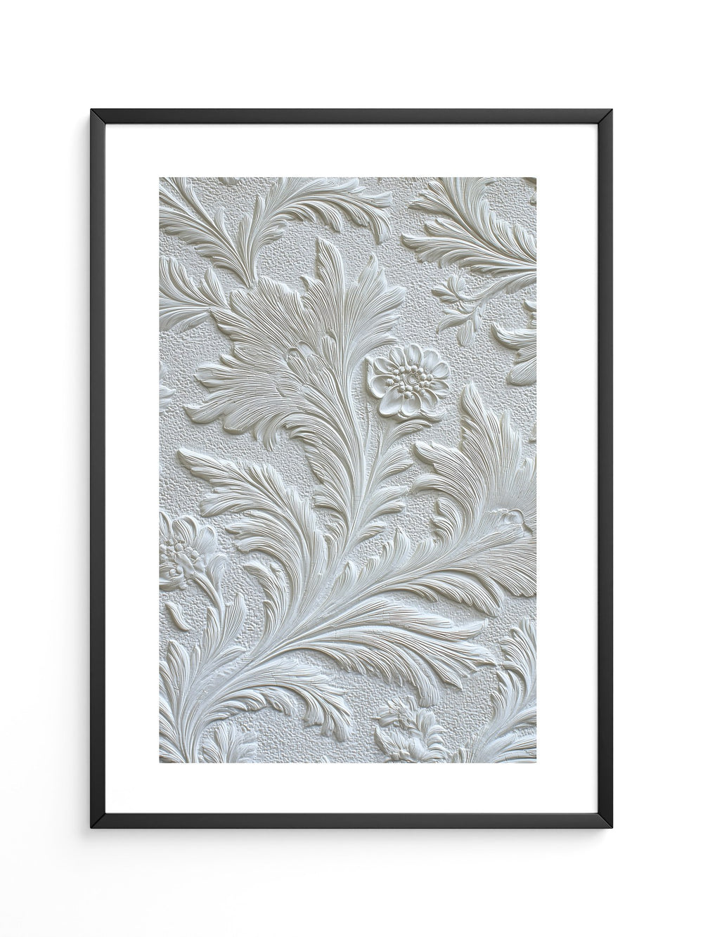 Barock Floral Reliefstruktur