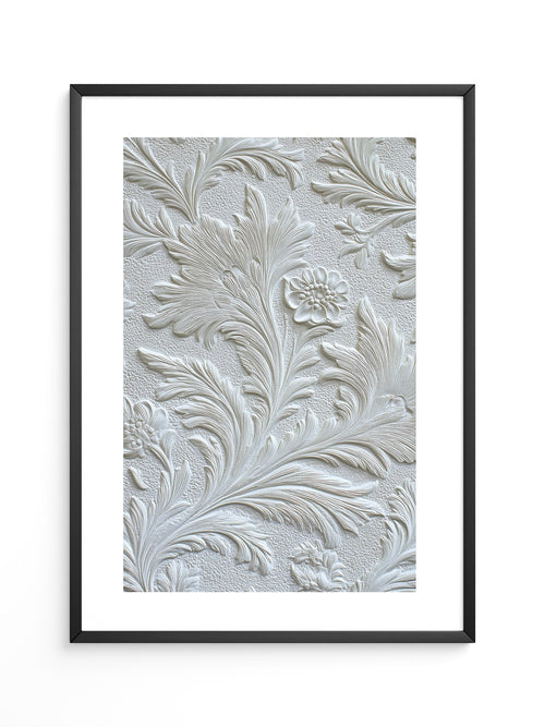 Barock Floral Reliefstruktur