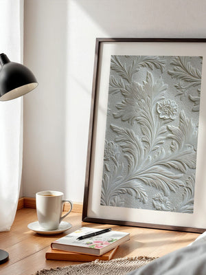 Barock Floral Reliefstruktur