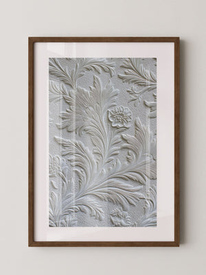 Barock Floral Reliefstruktur