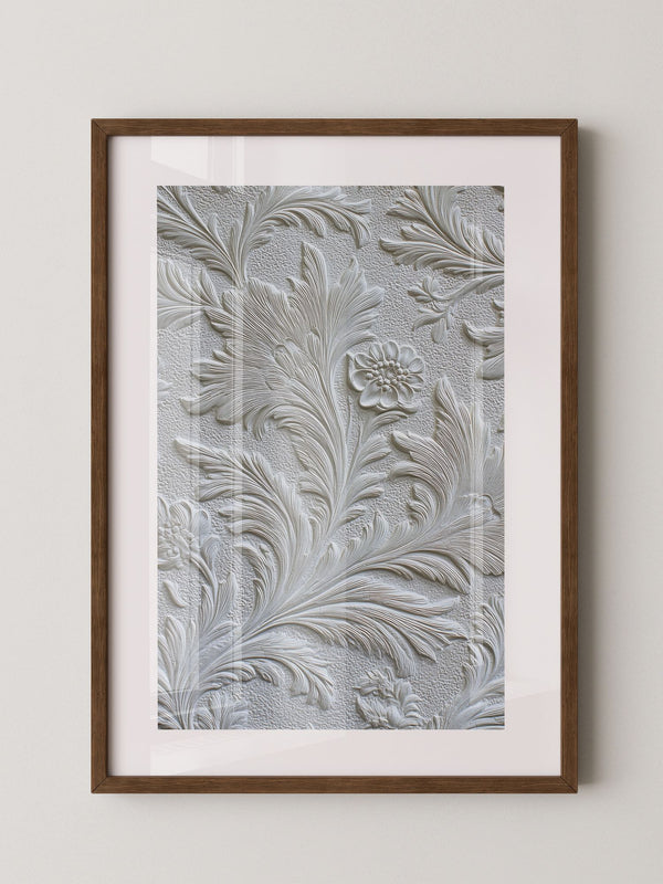 Barock Floral Reliefstruktur