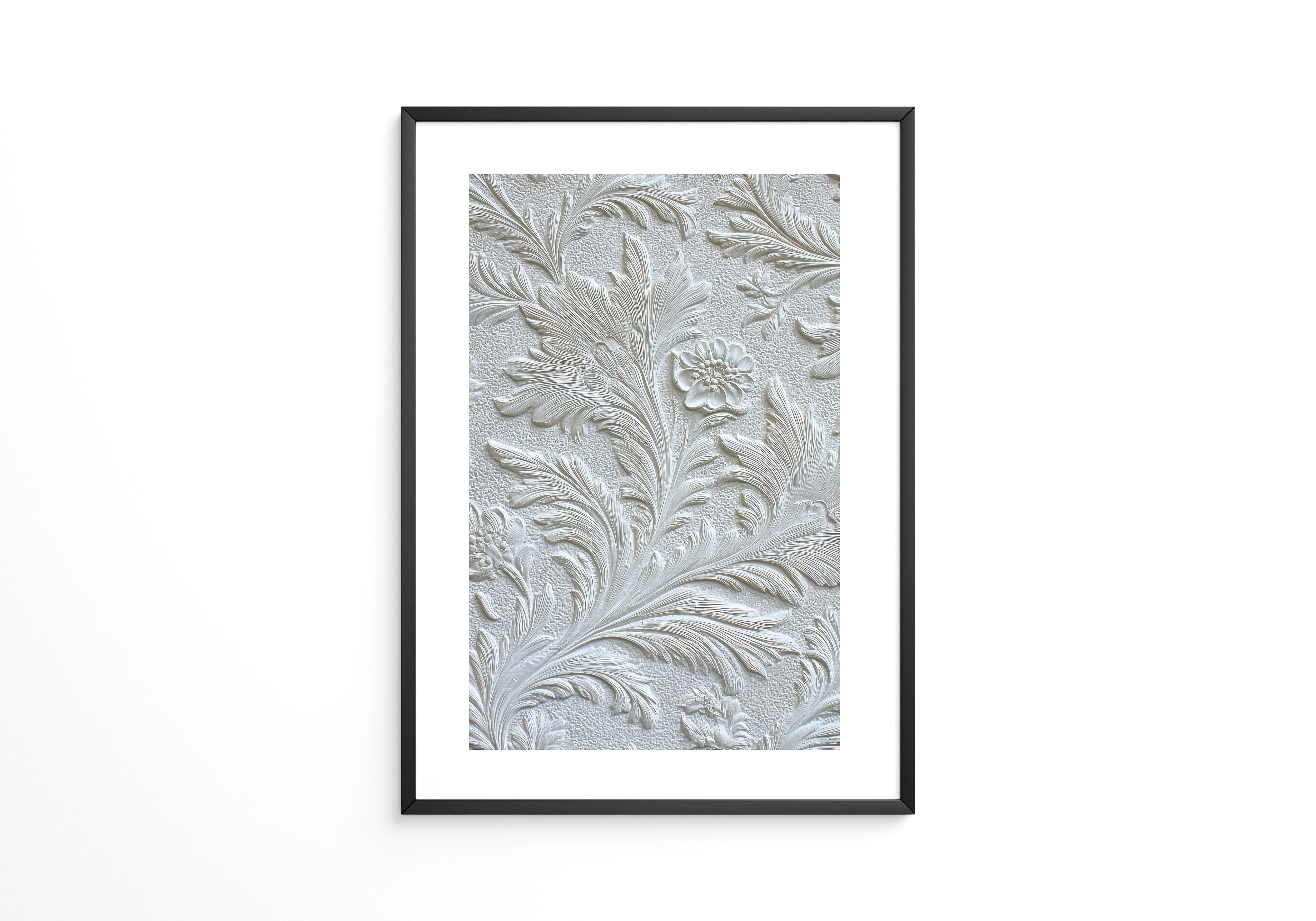 Barock Floral Reliefstruktur