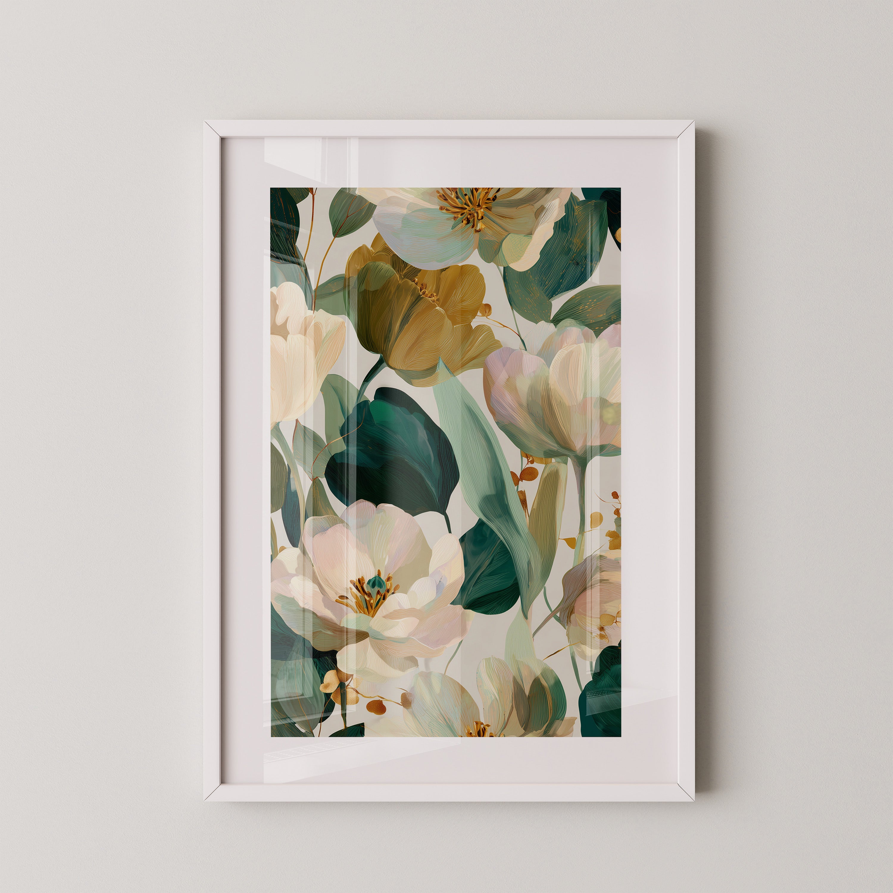 Blütenpracht Pastellfarben Vintage