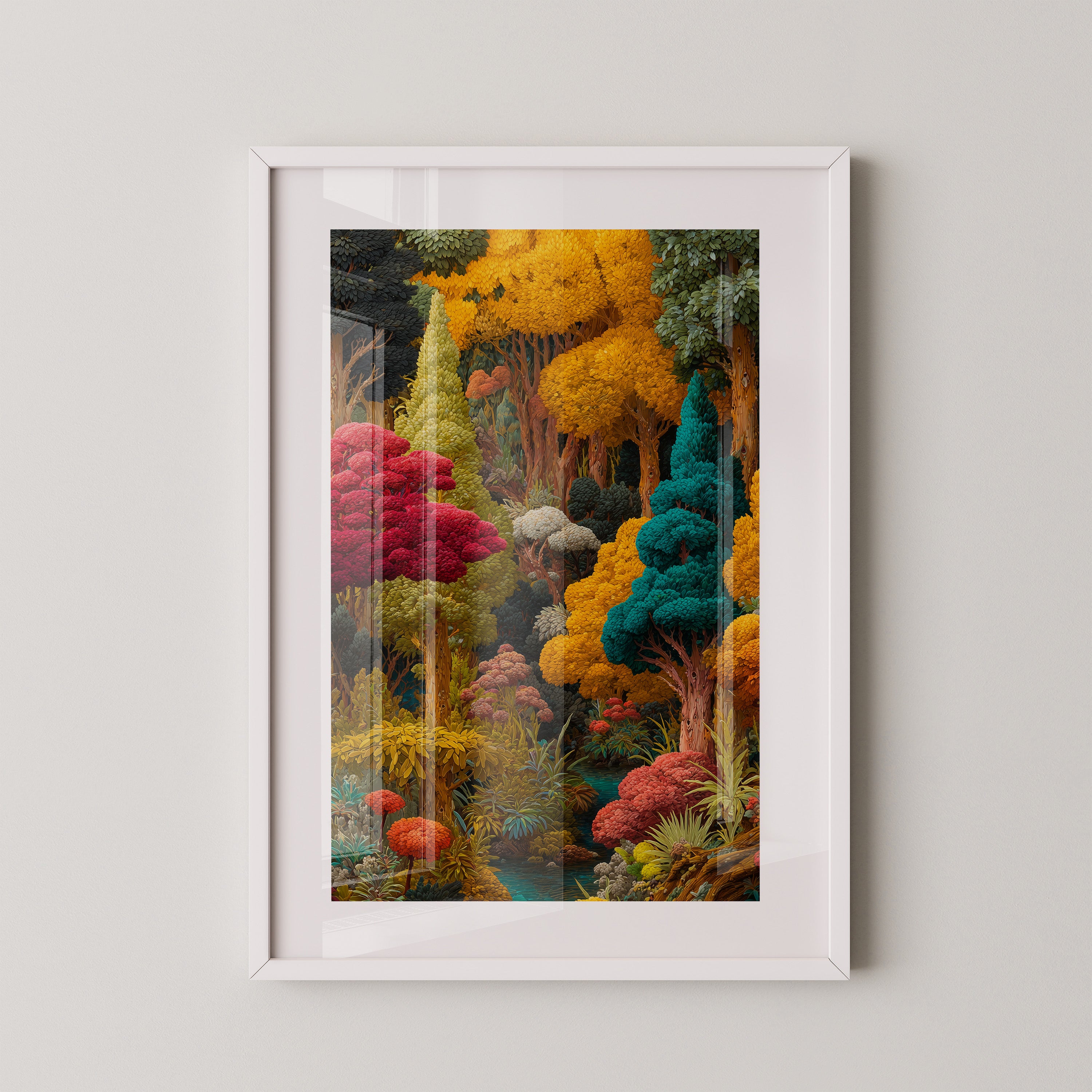 Bunter Zauberwald Herbstfarben