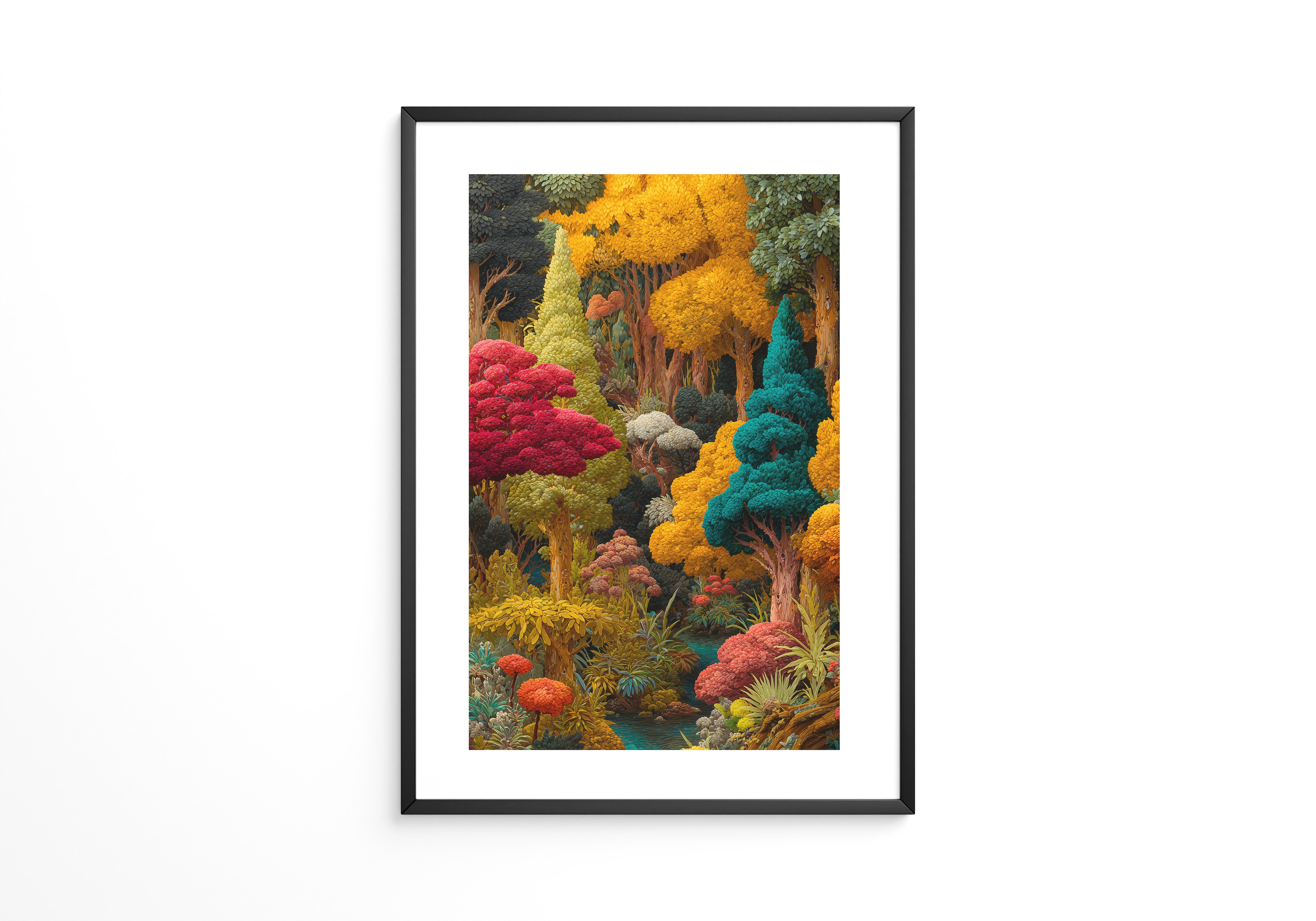 Bunter Zauberwald Herbstfarben