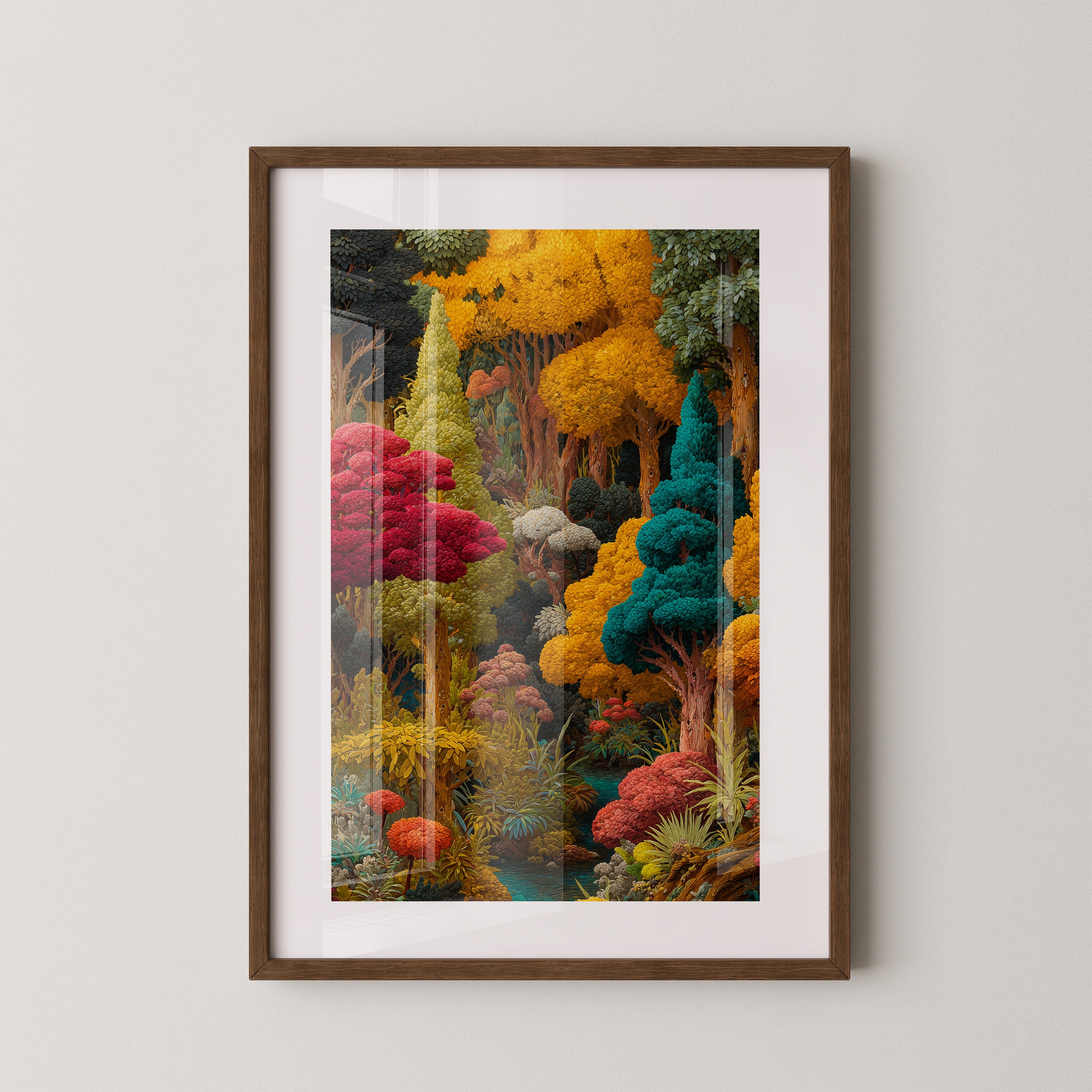 Bunter Zauberwald Herbstfarben