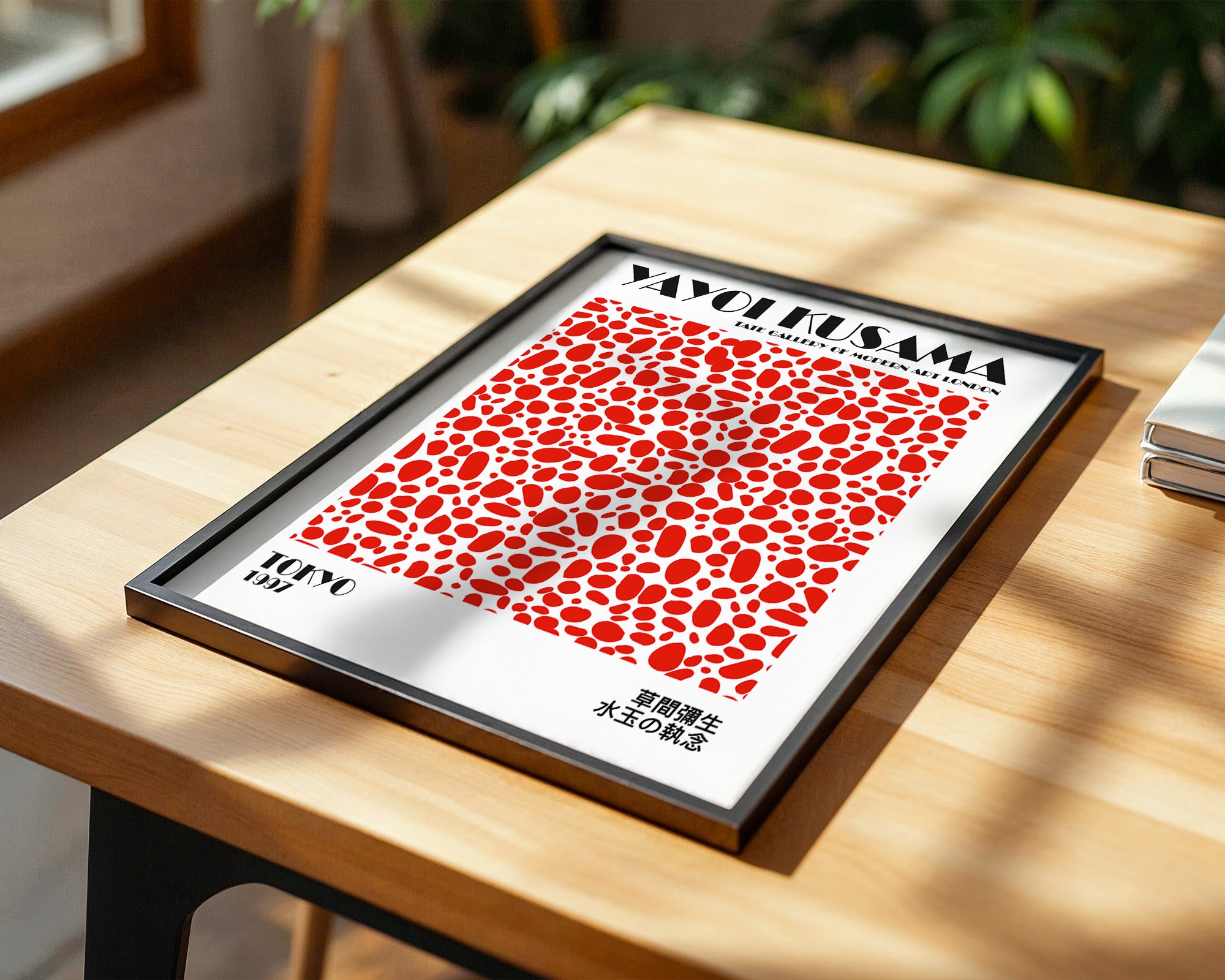 Rotmuster Abstrakt Punktemotiv