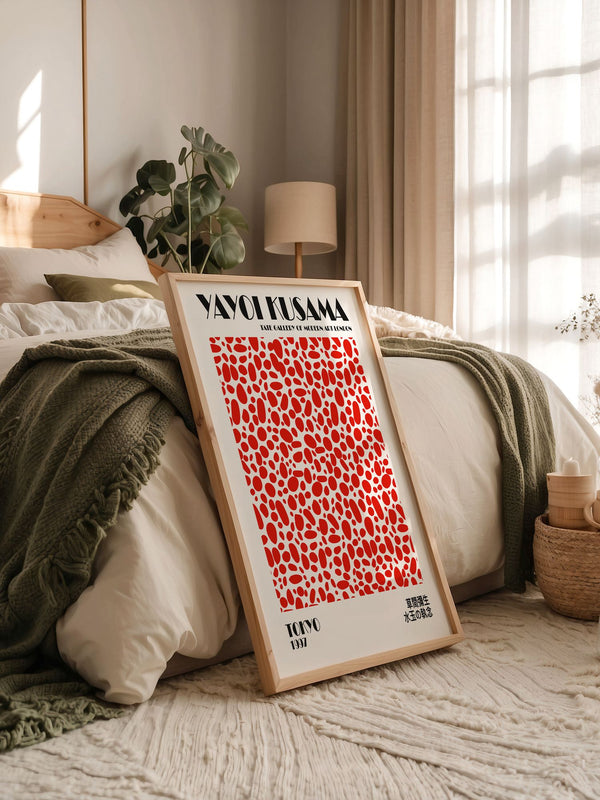 Rotmuster Abstrakt Punktemotiv
