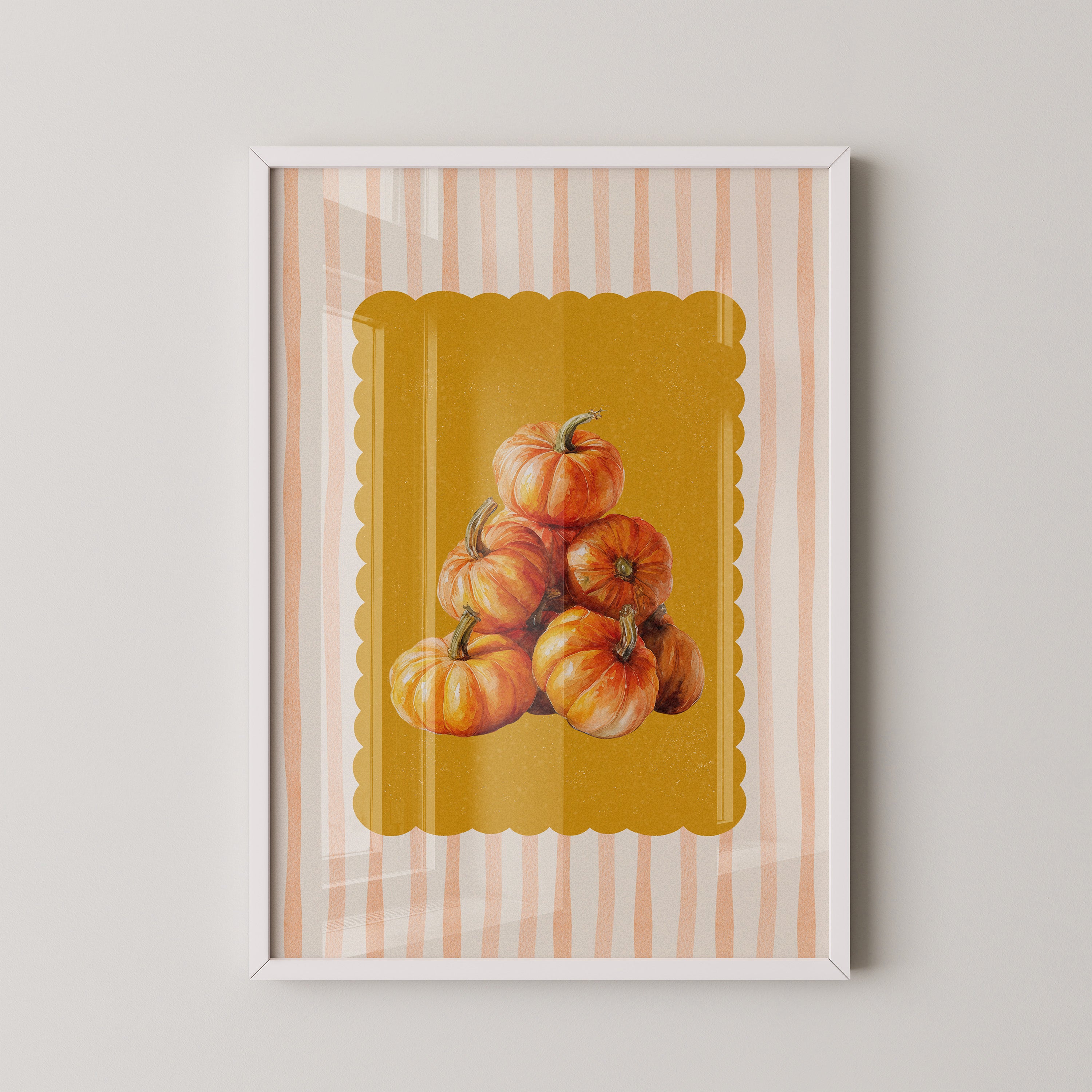 Kürbisstapel Retro Look