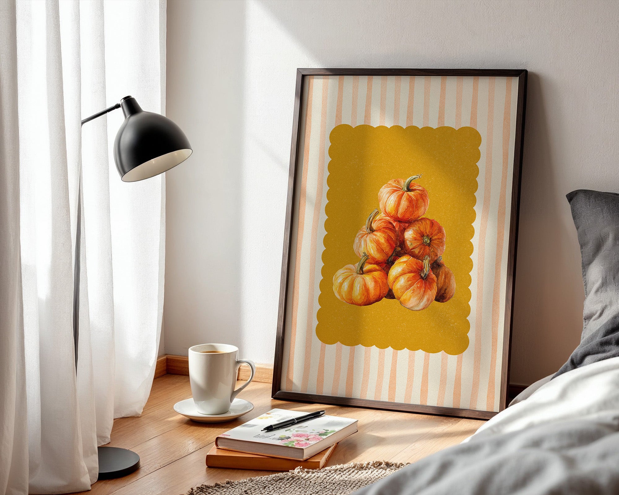 Kürbisstapel Retro Look