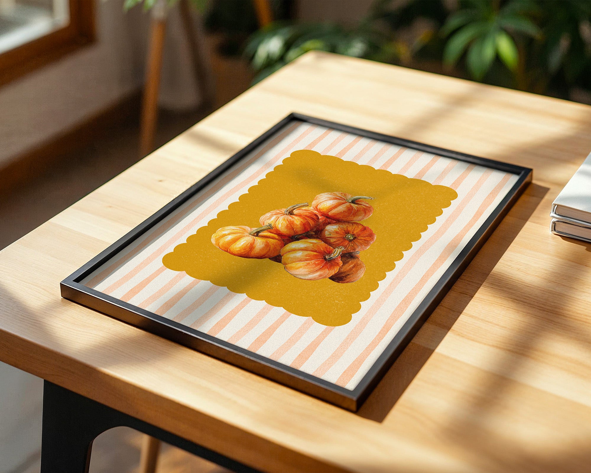 Kürbisstapel Retro Look