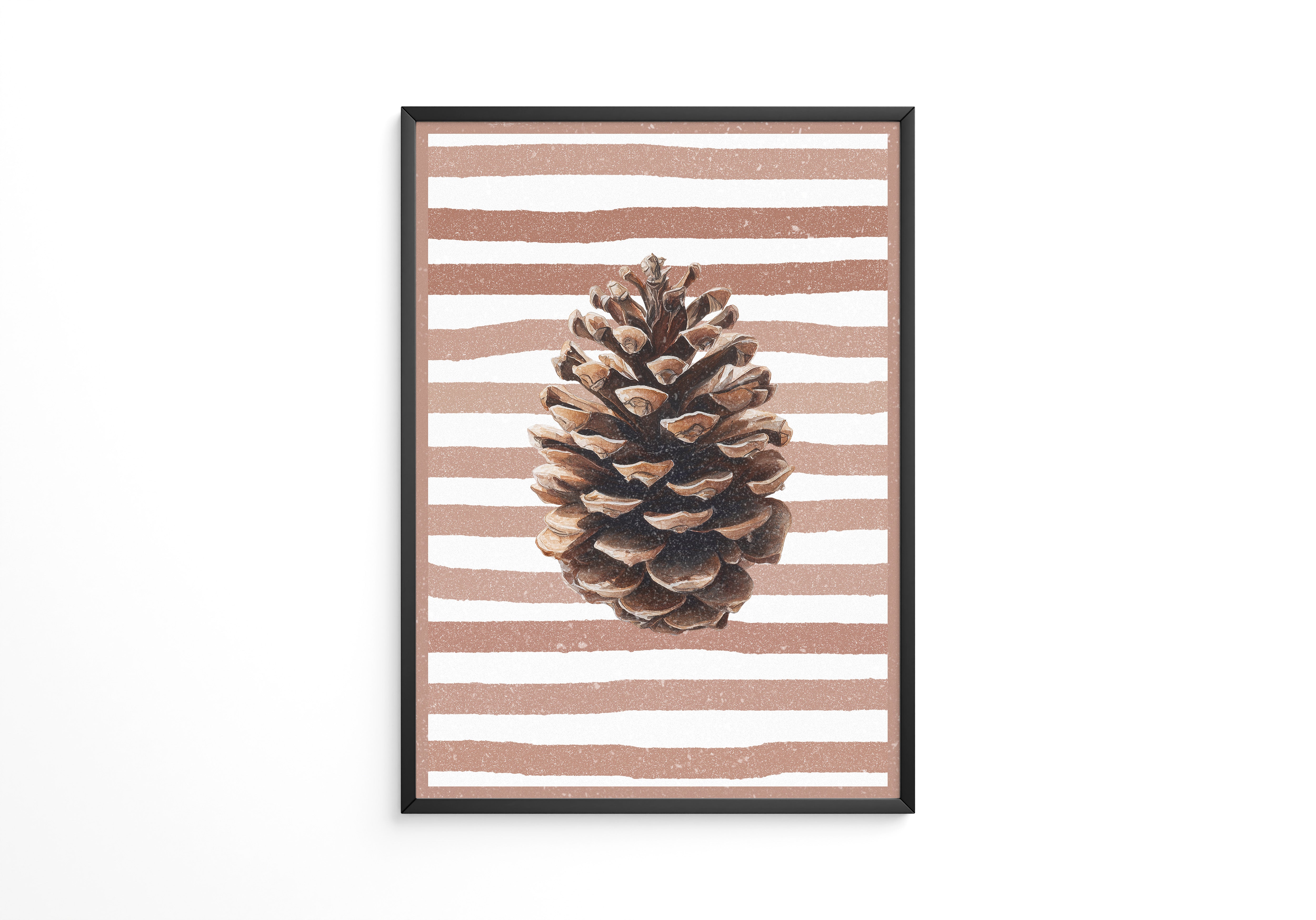 Zapfen Streifenmuster Retro