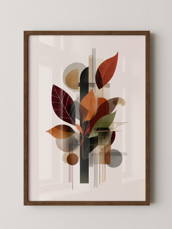 Herbstblätter Geometrische Abstraktion