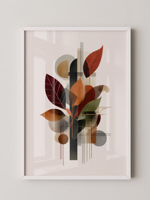 Herbstblätter Geometrische Abstraktion