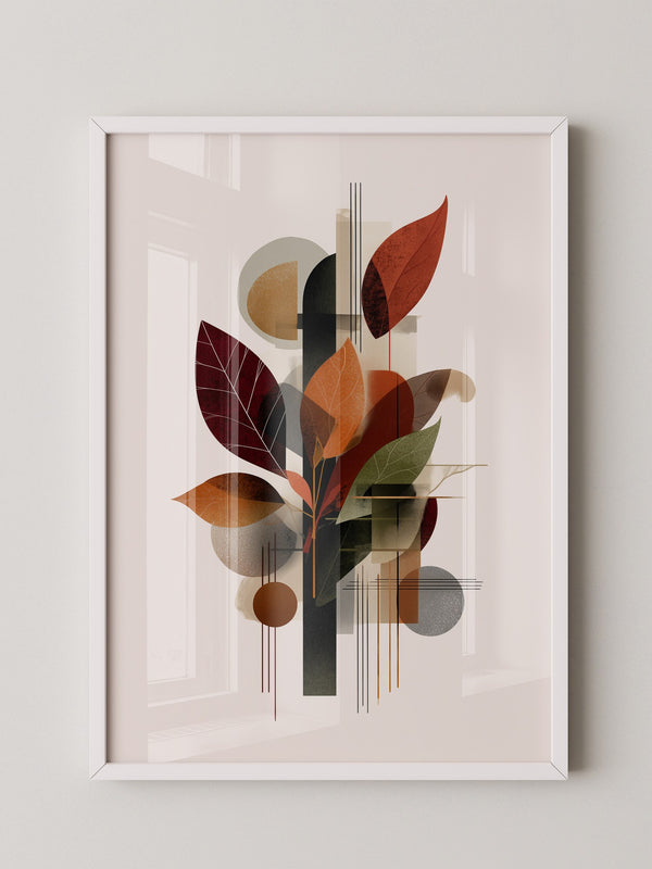 Herbstblätter Geometrische Abstraktion
