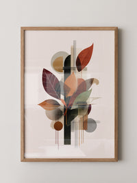 Herbstblätter Geometrische Abstraktion