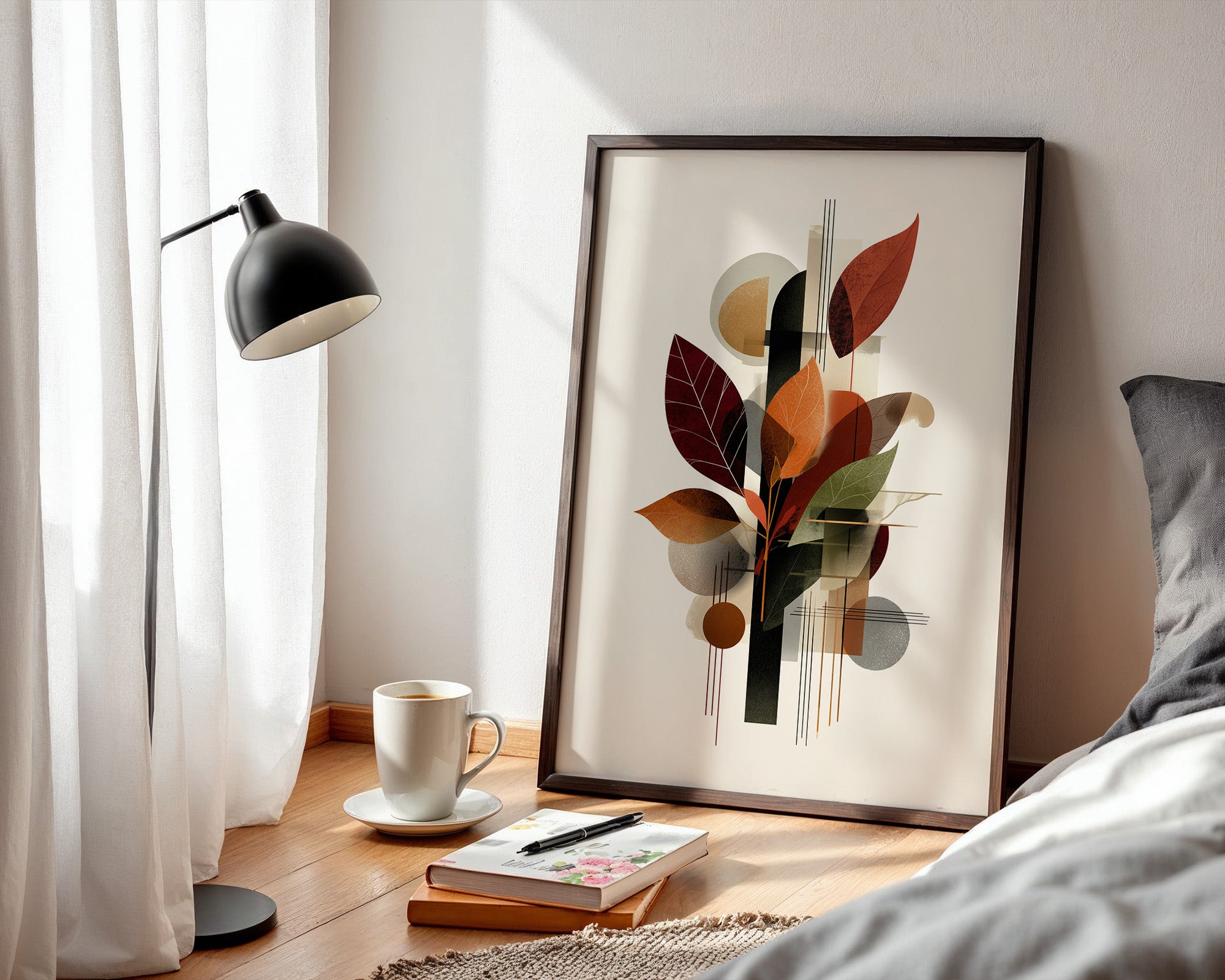 Herbstblätter Geometrische Abstraktion