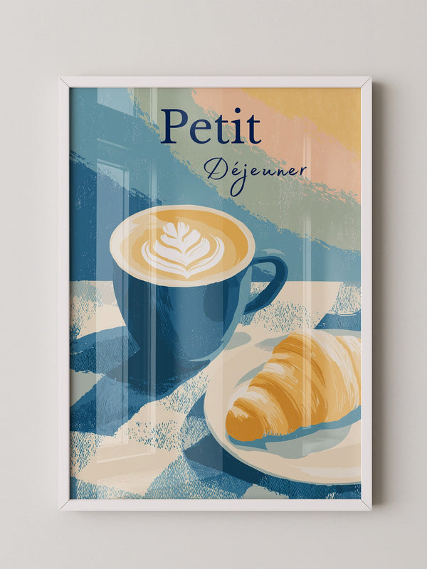 Cappuccino Croissant Pastelltöne