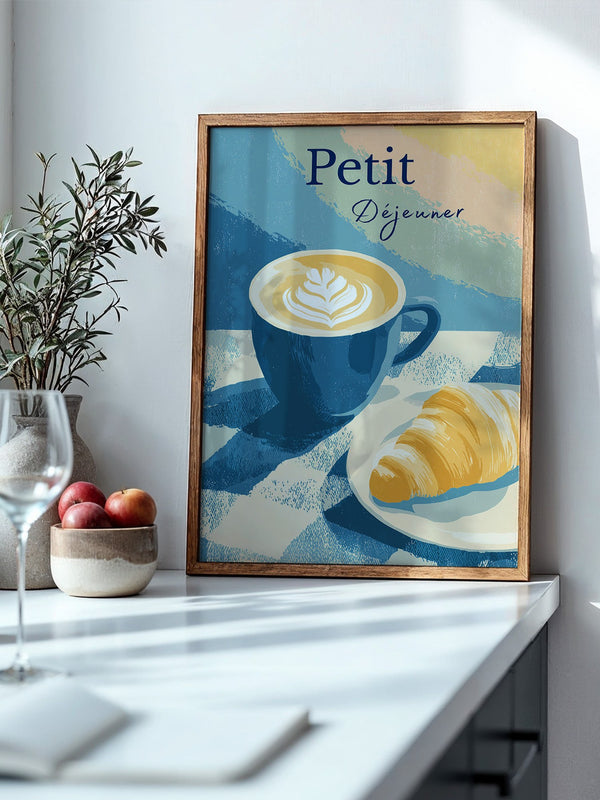 Cappuccino Croissant Pastelltöne