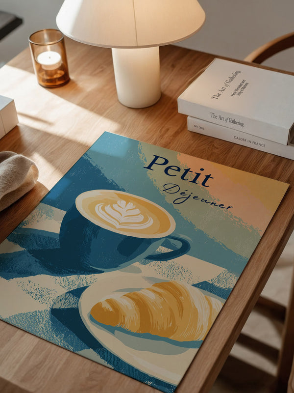 Cappuccino Croissant Pastelltöne