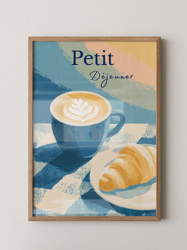 Cappuccino Croissant Pastelltöne