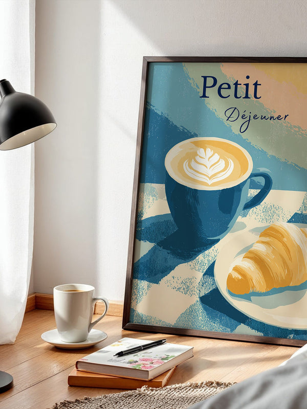 Cappuccino Croissant Pastelltöne