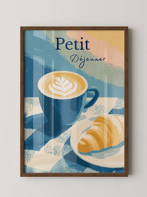 Cappuccino Croissant Pastelltöne