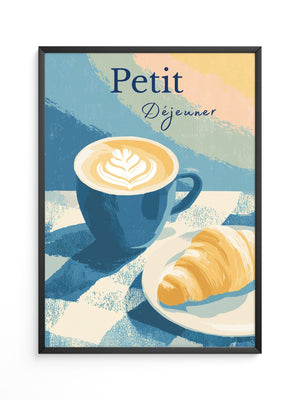 Cappuccino Croissant Pastelltöne