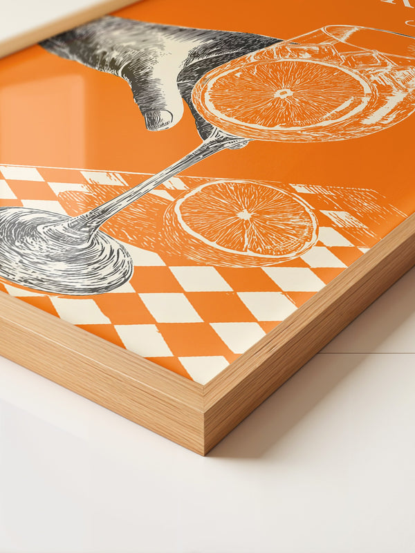 Aperol Spritz Retro Orange
