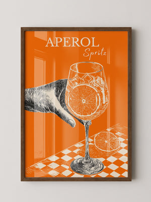 Aperol Spritz Retro Orange