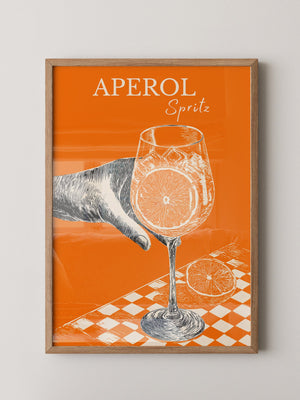 Aperol Spritz Retro Orange
