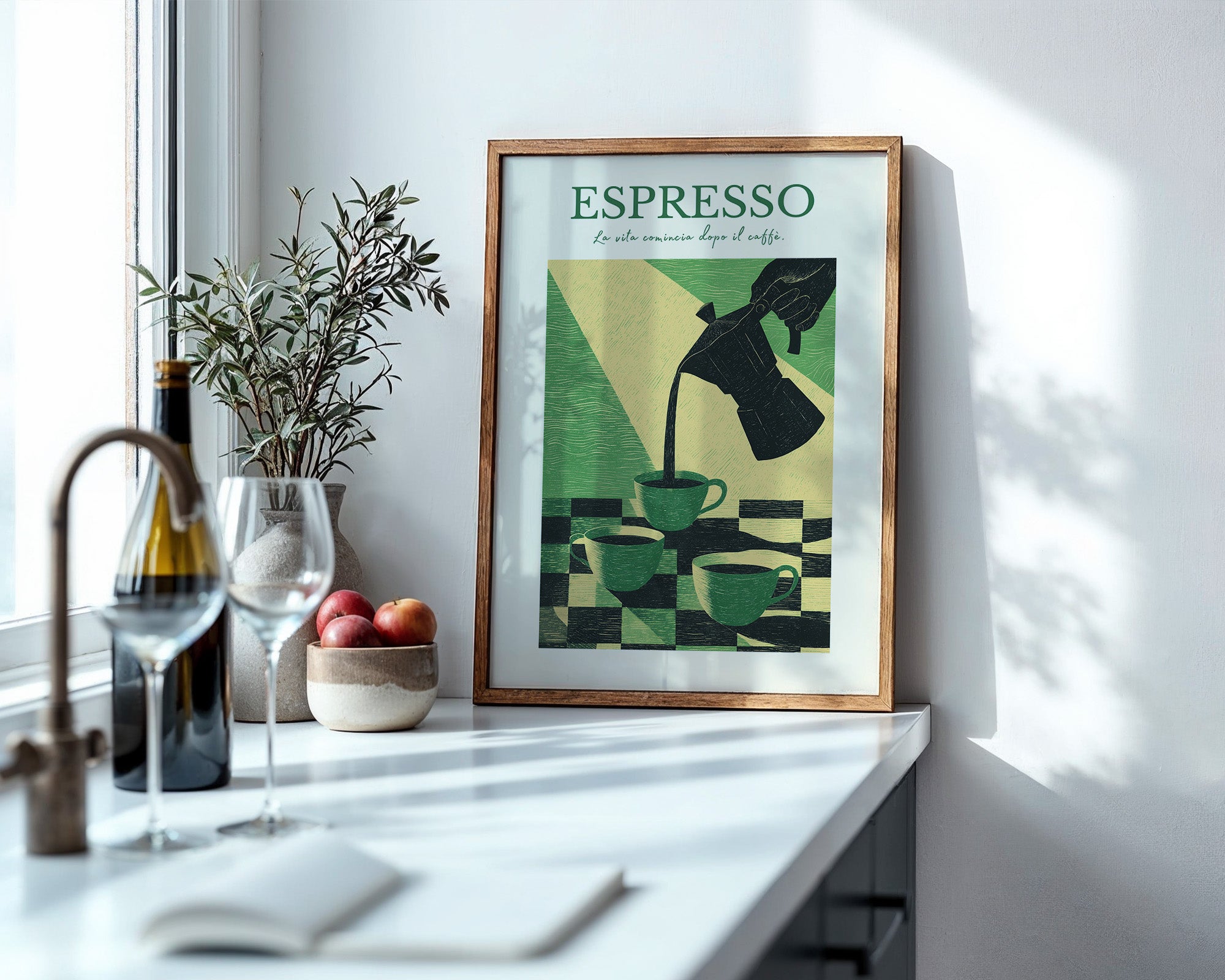 Espresso Kaffeetassen Retro-Design