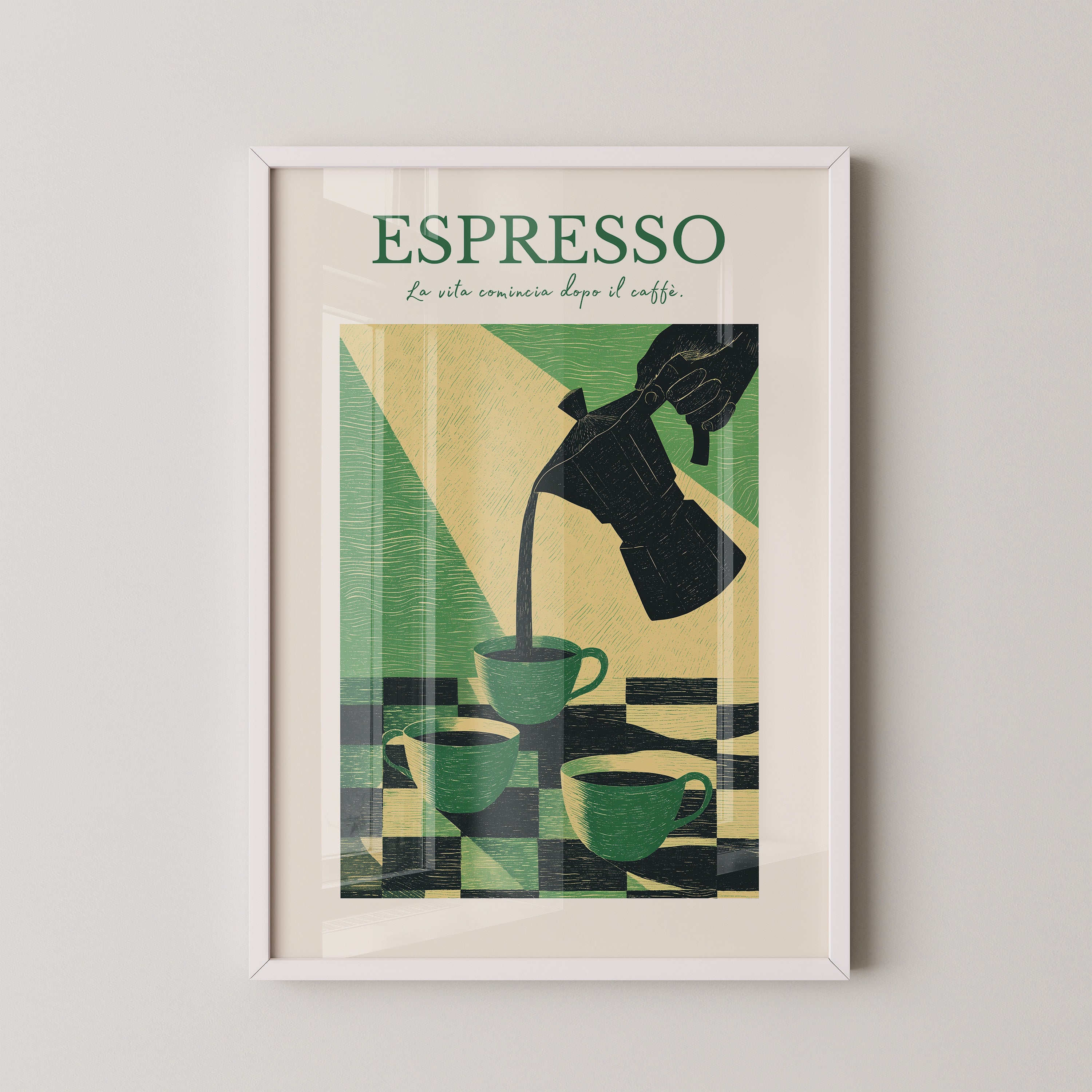 Espresso Kaffeetassen Retro-Design