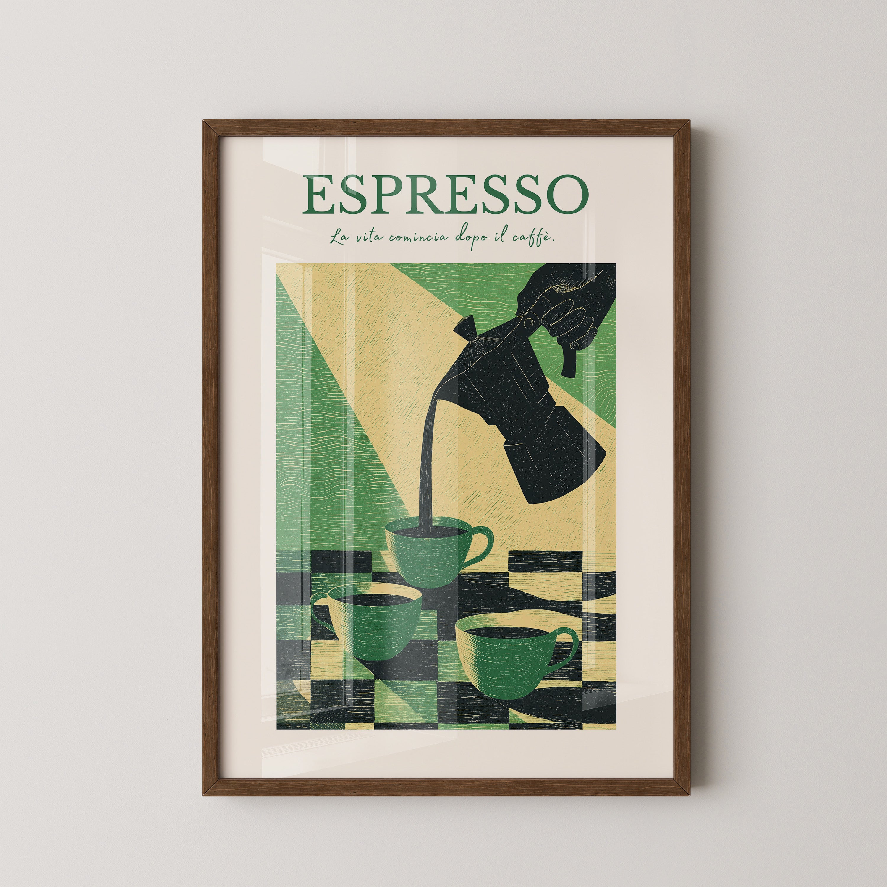 Espresso Kaffeetassen Retro-Design