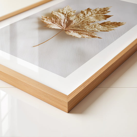 Goldenes Blatt edel