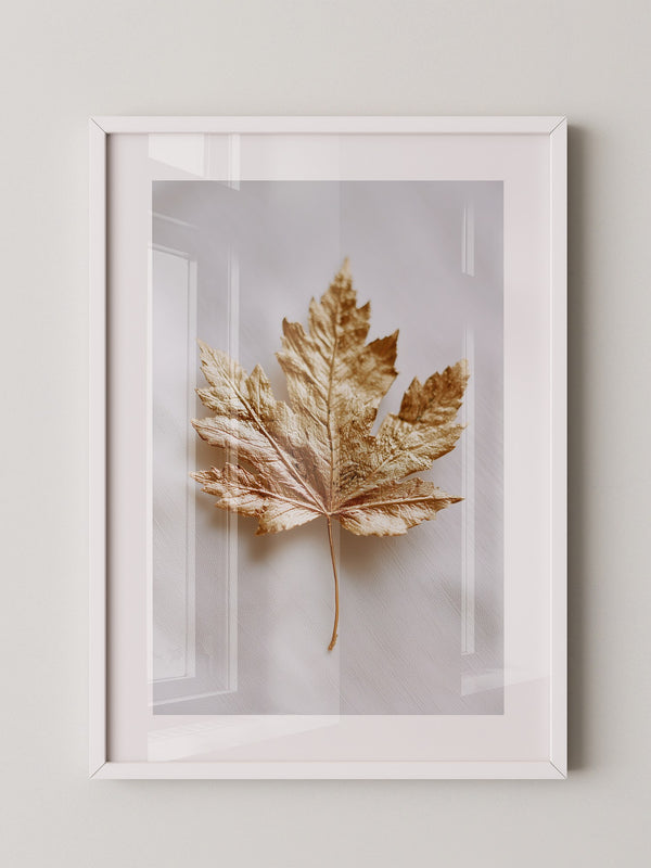 Goldenes Blatt edel