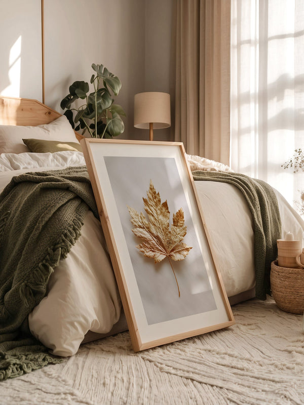 Goldenes Blatt edel