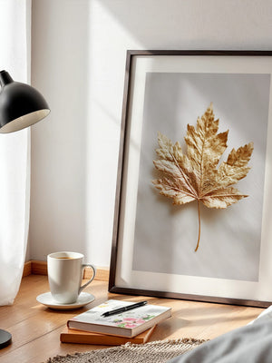 Goldenes Blatt edel