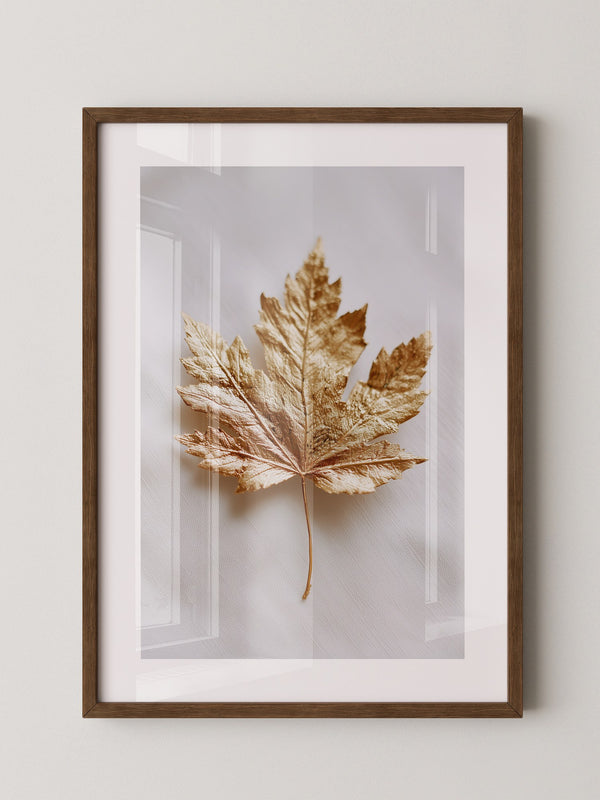 Goldenes Blatt edel