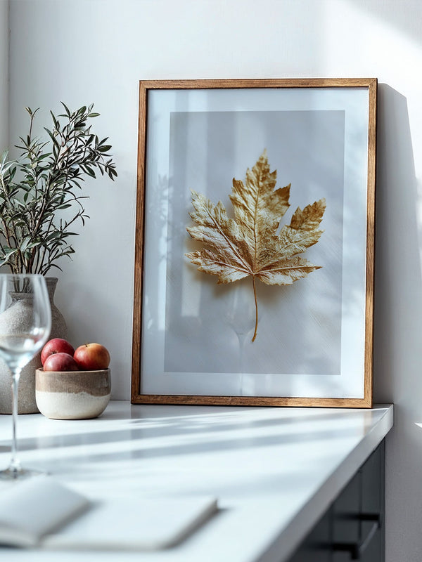 Goldenes Blatt edel