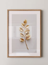 Goldene Blätter Minimalistisch
