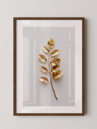 Goldene Blätter Minimalistisch