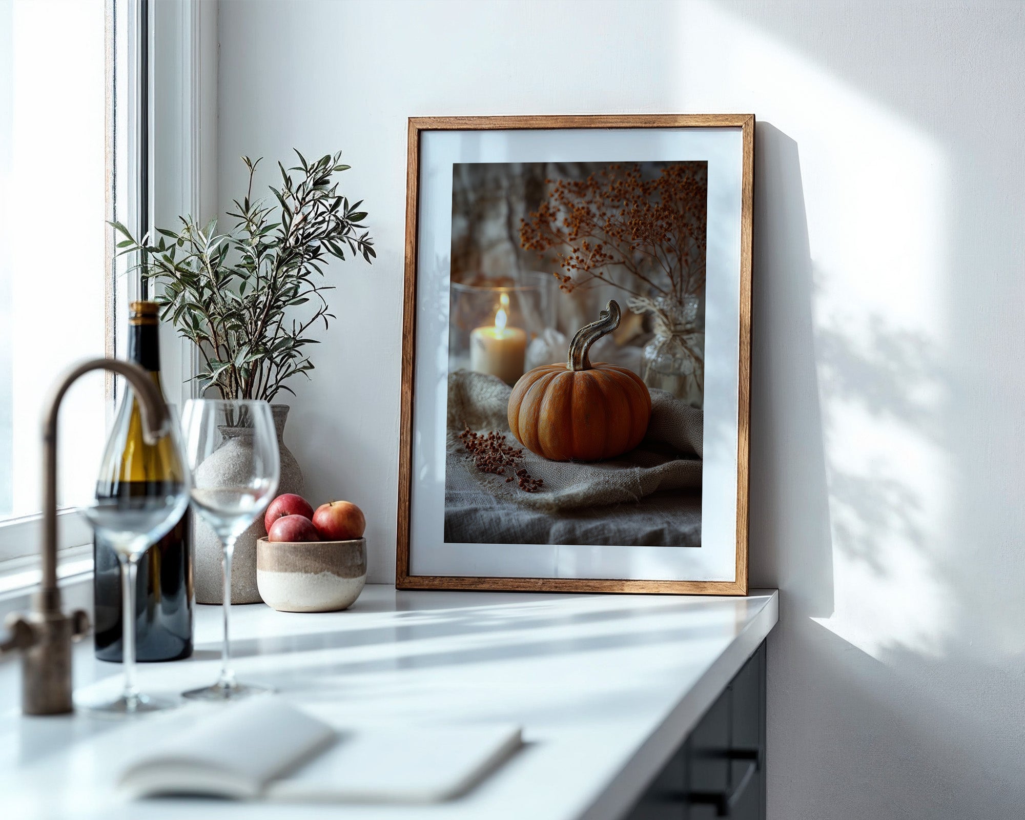 Kürbis Herbstlich Stillleben