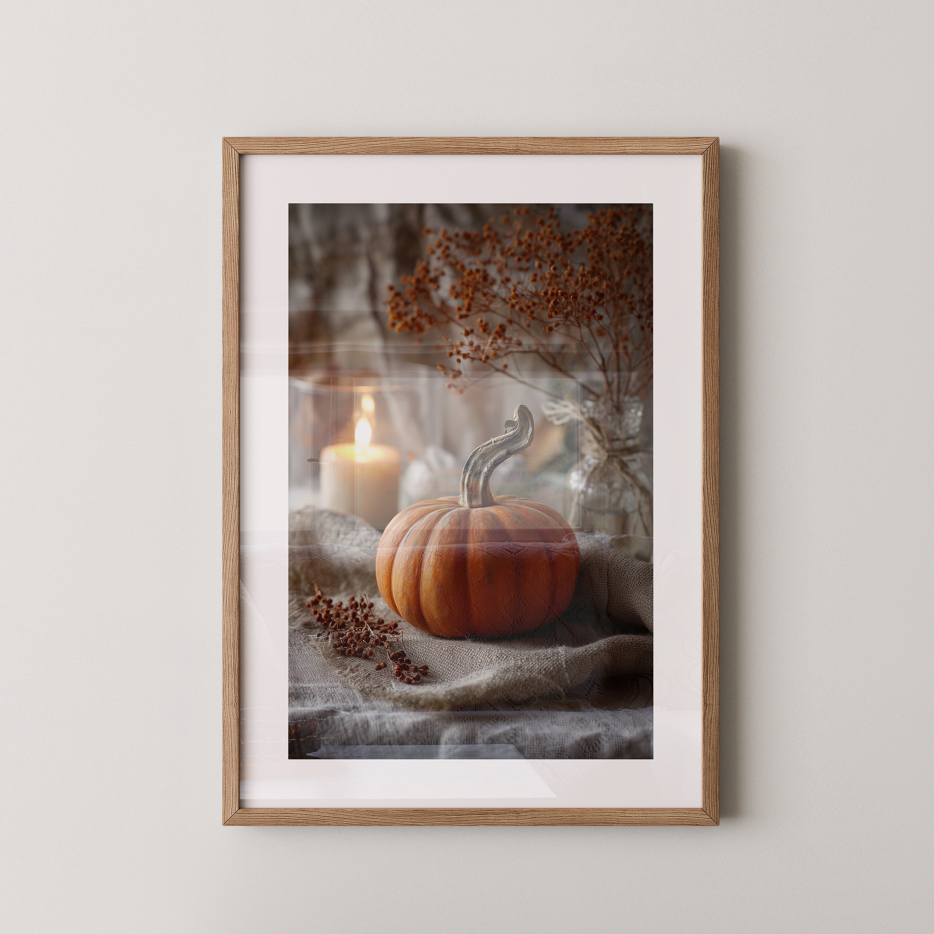 Kürbis Herbstlich Stillleben