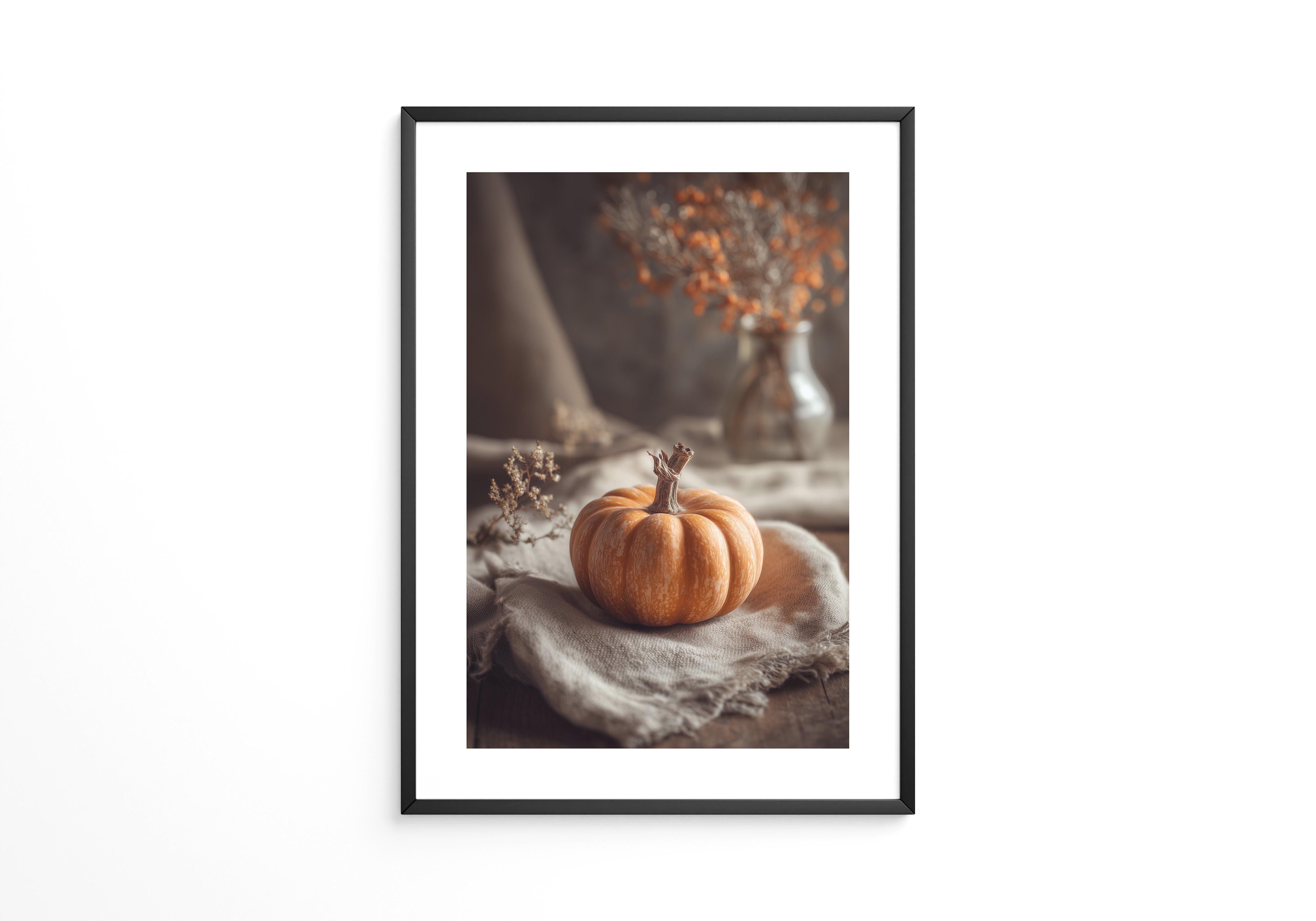 Kürbis Herbst Vintage Stillleben